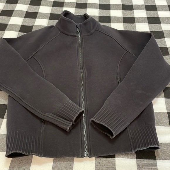 Lululemon NTS Jacket Black Full Zip Pockets SOFT Super Stretch Spacer Fabric 4 - Picture 10 of 16